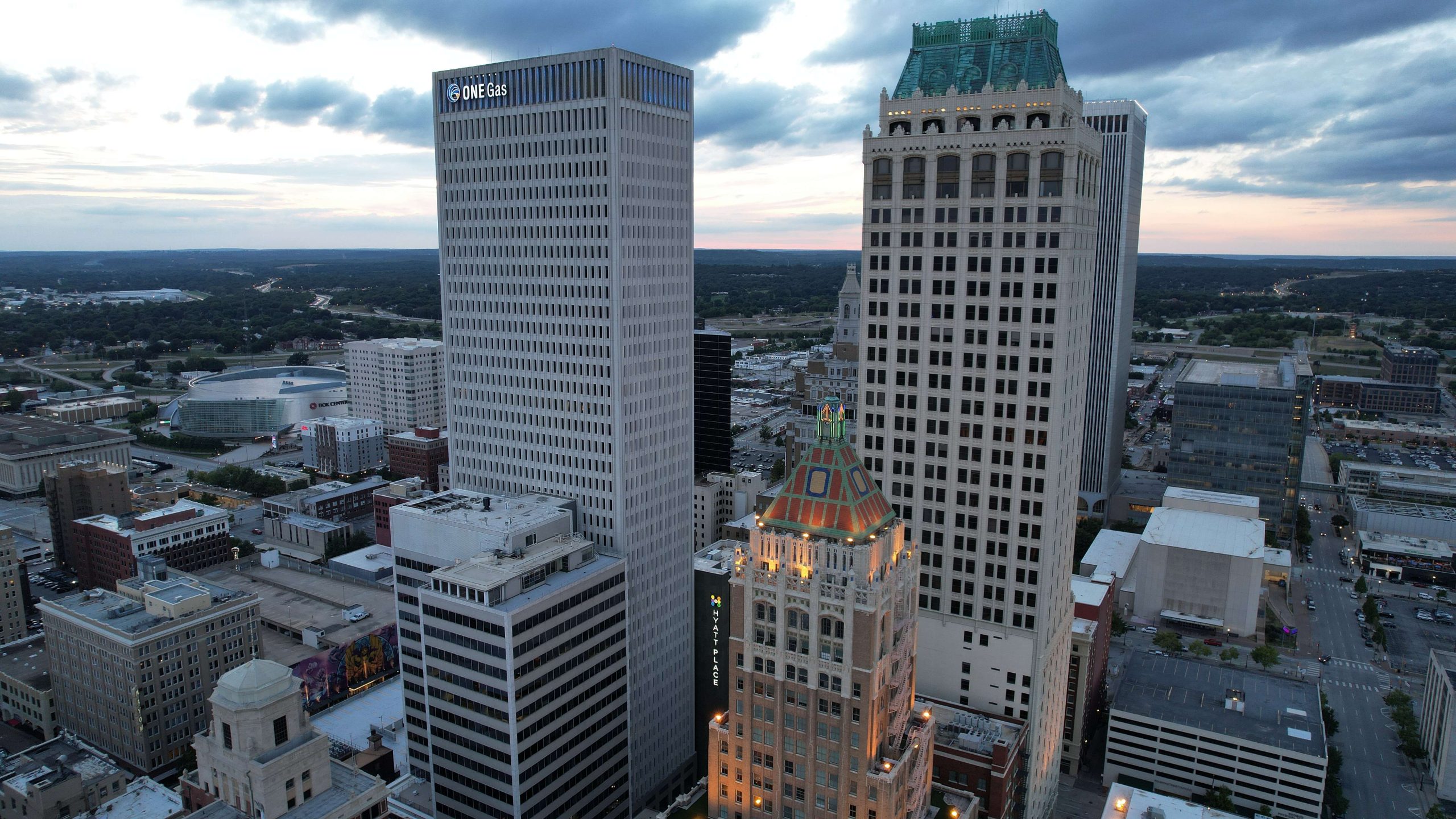 Tulsa, OK, downtown