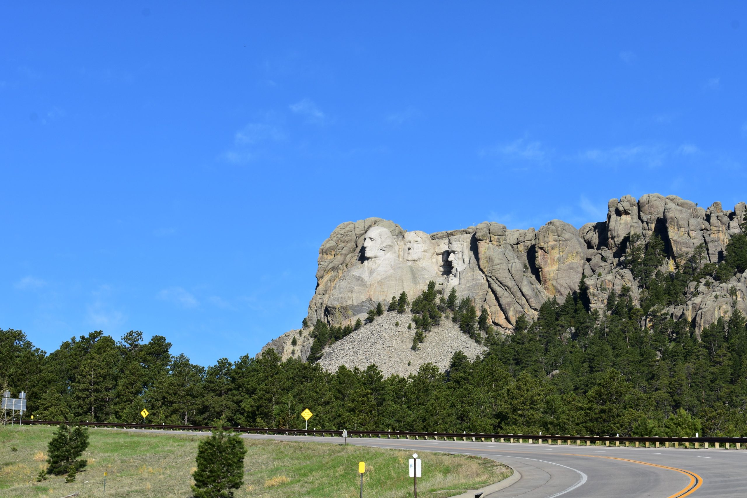 View of Mount Rushmore